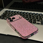 غطاء هاتف بتغطية كاملة مزين بأحجار الأكريليك اللامعة، لهواتف iPhone 14، iPhone 14 Pro، iPhone 14 Pro Max، iPhone 13 Pro Max، iPhone 13 Pro، iPhone 13