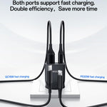 Yesido YC112 Ultra-thin 20W Dual-port PD QC Fast Charger, YC112