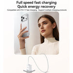 مجموعة شاحن سريع Yesido PD35W من نوع Type-C و USB مع كابل Type-C إلى Type-C، قابس الولايات المتحدة، قابس الاتحاد الأوروبي، قابس المملكة المتحدة