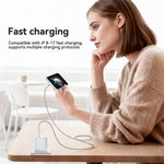مجموعة شاحن سريع منفذ واحد Yesido YC153 PD35W USB-C / Type-C مع كابل Type-C إلى Type-C، YC153