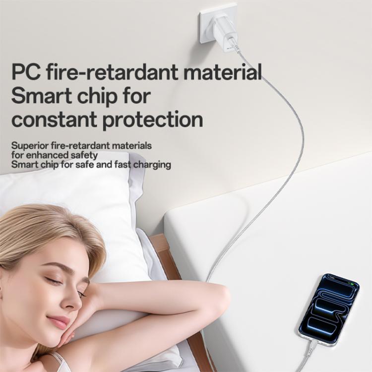 مجموعة شاحن سريع منفذ واحد Yesido YC153 PD35W USB-C / Type-C مع كابل Type-C إلى Type-C، YC153