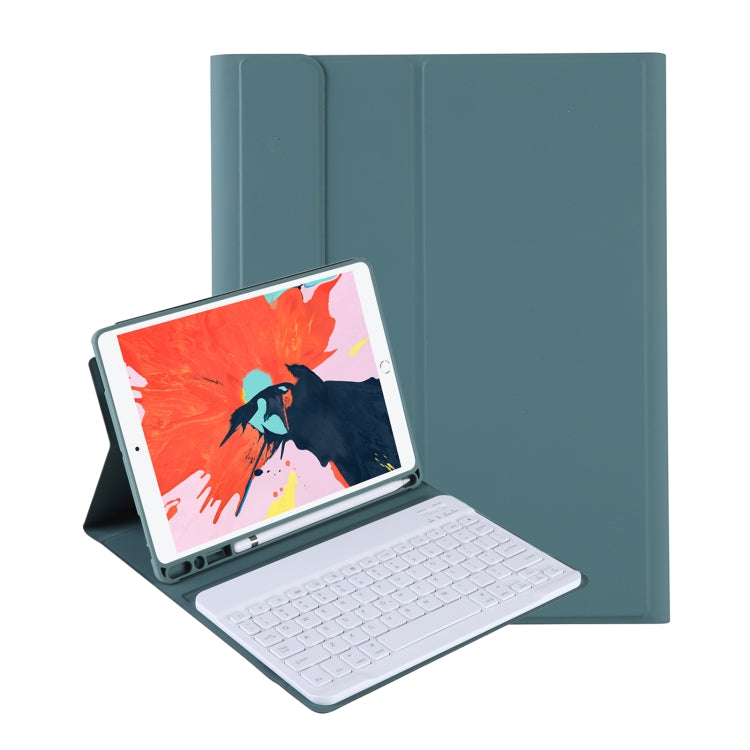 غطاء حماية بلوحة مفاتيح بلوتوث رفيع للغاية مدمج بلون حلوى لجهاز iPad Air 11 2024 / 2025 / Air 4 10.9 بوصة 2020، مع حامل وفتحة قلم، T098B