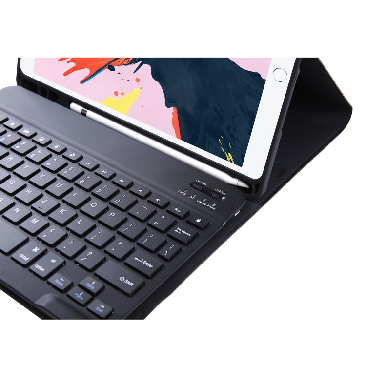 غطاء حماية بلوحة مفاتيح بلوتوث رفيع للغاية مدمج بلون حلوى لجهاز iPad Air 11 2024 / 2025 / Air 4 10.9 بوصة 2020، مع حامل وفتحة قلم، T098B