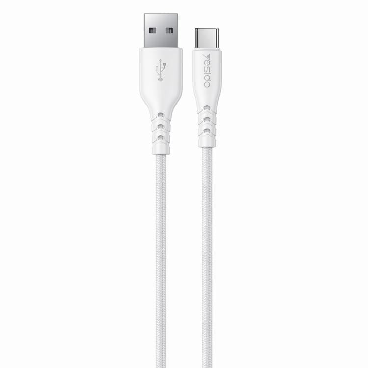 مجموعة شاحن Yesido YC150 بقدرة 12W و2.4A مع منفذي USB وكابل بيانات USB بطول 1 متر إلى Type-C، YC150
