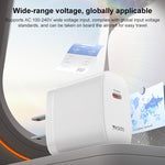 مجموعة شاحن Yesido YC18U PD20W Type-C مع كابل بيانات Type-C إلى Type-C بطول 1 متر، YC18U