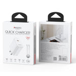 مجموعة شاحن Yesido YC18U PD20W Type-C مع كابل بيانات Type-C إلى Type-C بطول 1 متر، YC18U