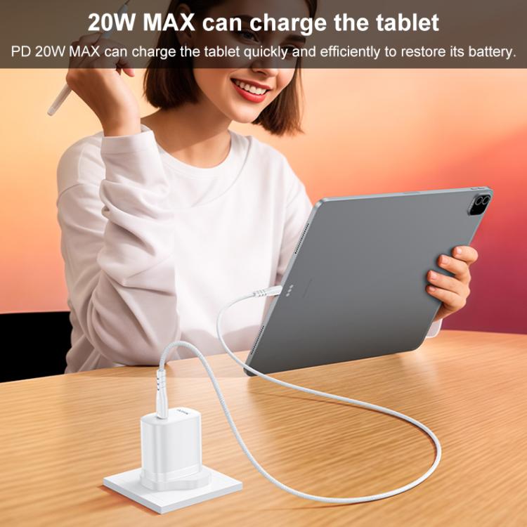 مجموعة شاحن Yesido YC151 PD20W Type-C مع كابل بيانات Type-C إلى Type-C بطول 1 متر، YC151