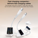 مجموعة شاحن Yesido YC151 PD20W Type-C مع كابل بيانات Type-C إلى Type-C بطول 1 متر، YC151