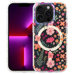 حافظة هاتف مغناطيسية من سلسلة IMD Blue Light Jungle، لهاتف iPhone 13 Pro Max، لهاتف iPhone 13 Pro