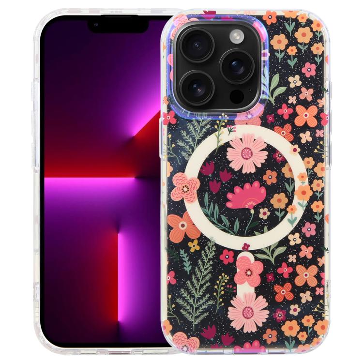 حافظة هاتف مغناطيسية من سلسلة IMD Blue Light Jungle، لهاتف iPhone 13 Pro Max، لهاتف iPhone 13 Pro