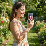 حافظة هاتف مغناطيسية من سلسلة IMD Blue Light Jungle، لهاتف iPhone 13 Pro Max، لهاتف iPhone 13 Pro