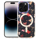 غطاء هاتف مغناطيسي من سلسلة الغابة الزرقاء IMD، لهواتف iPhone 16 و iPhone 15 Pro Max و iPhone 15 Pro و iPhone 15 Plus / 14 Plus و iPhone 15 و iPhone 14 / 13 و iPhone 14 Pro و iPhone 14 Pro Max