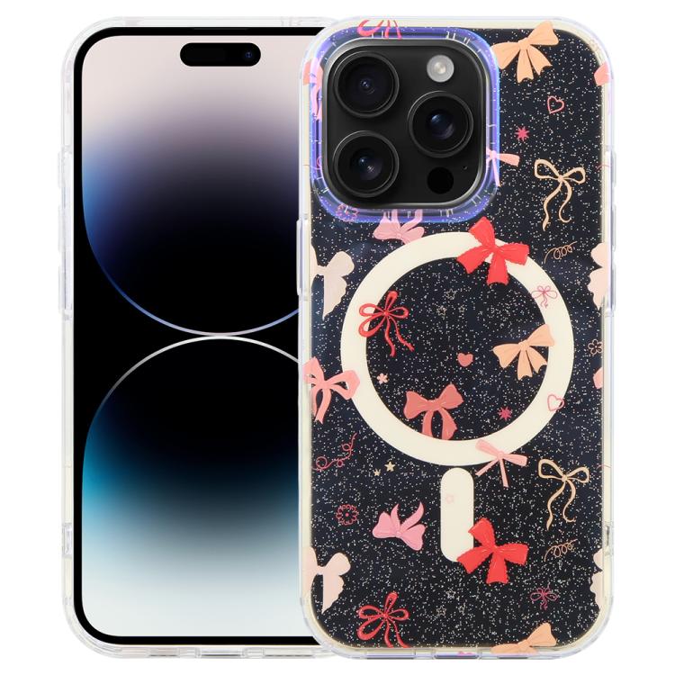 غطاء هاتف مغناطيسي من سلسلة الغابة الزرقاء IMD، لهواتف iPhone 16 و iPhone 15 Pro Max و iPhone 15 Pro و iPhone 15 Plus / 14 Plus و iPhone 15 و iPhone 14 / 13 و iPhone 14 Pro و iPhone 14 Pro Max