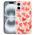 غطاء هاتف مغناطيسي من سلسلة الغابة الزرقاء IMD، لهواتف iPhone 16 و iPhone 15 Pro Max و iPhone 15 Pro و iPhone 15 Plus / 14 Plus و iPhone 15 و iPhone 14 / 13 و iPhone 14 Pro و iPhone 14 Pro Max
