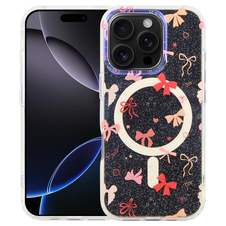غطاء هاتف مغناطيسي من سلسلة الغابة الزرقاء IMD، لهواتف iPhone 17e / 16e و iPhone 17 Pro Max و iPhone 17 Pro و iPhone 17 و iPhone Air و iPhone 16 Pro Max و iPhone 16 Pro و iPhone 16 Plus