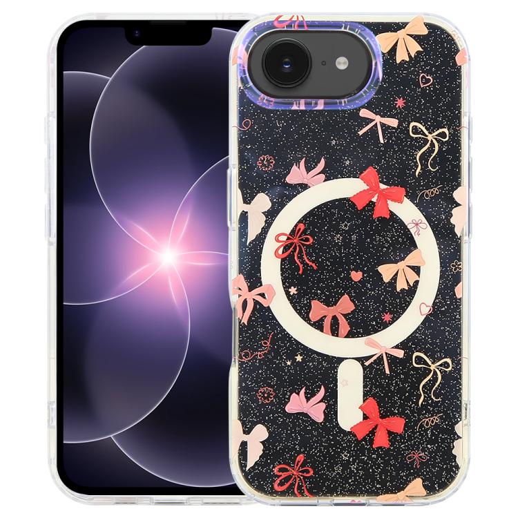 غطاء هاتف مغناطيسي من سلسلة الغابة الزرقاء IMD، لهواتف iPhone 17e / 16e و iPhone 17 Pro Max و iPhone 17 Pro و iPhone 17 و iPhone Air و iPhone 16 Pro Max و iPhone 16 Pro و iPhone 16 Plus