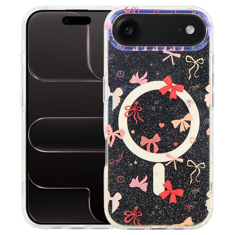 غطاء هاتف مغناطيسي من سلسلة الغابة الزرقاء IMD، لهواتف iPhone 17e / 16e و iPhone 17 Pro Max و iPhone 17 Pro و iPhone 17 و iPhone Air و iPhone 16 Pro Max و iPhone 16 Pro و iPhone 16 Plus