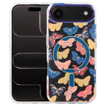 غطاء هاتف مغناطيسي من سلسلة الغابة الزرقاء IMD، لهواتف iPhone 17e / 16e و iPhone 17 Pro Max و iPhone 17 Pro و iPhone 17 و iPhone Air و iPhone 16 Pro Max و iPhone 16 Pro و iPhone 16 Plus