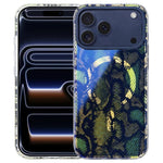 غطاء هاتف مغناطيسي من سلسلة الغابة الزرقاء IMD، لهواتف iPhone 17e / 16e و iPhone 17 Pro Max و iPhone 17 Pro و iPhone 17 و iPhone Air و iPhone 16 Pro Max و iPhone 16 Pro و iPhone 16 Plus