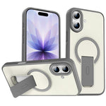 Skin Feel Invisible Kickstand MagSafe Phone Case, For iPhone 16e / 17e, For iPhone 17 Pro Max, For iPhone 17 Pro, For iPhone 17, For iPhone Air