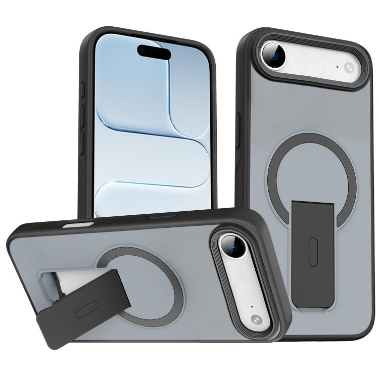 Skin Feel Invisible Kickstand MagSafe Phone Case, For iPhone 16e / 17e, For iPhone 17 Pro Max, For iPhone 17 Pro, For iPhone 17, For iPhone Air