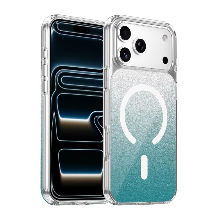 غطاء هاتف مغناطيسي مزين ببريق كريستالي، لهواتف iPhone 17 Pro Max و iPhone 17 Pro