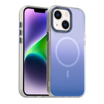 غطاء هاتف هجين مغناطيسي 3 في 1 من سلسلة تدرج الحلوى، لهواتف iPhone 15 Pro Max، iPhone 15 Pro، iPhone 15 Plus، iPhone 15، iPhone 14 Plus، iPhone 14، iPhone 14 Pro، iPhone 14 Pro Max