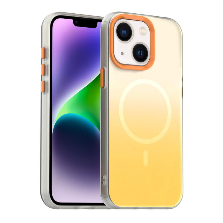 غطاء هاتف هجين مغناطيسي 3 في 1 من سلسلة تدرج الحلوى، لهواتف iPhone 15 Pro Max، iPhone 15 Pro، iPhone 15 Plus، iPhone 15، iPhone 14 Plus، iPhone 14، iPhone 14 Pro، iPhone 14 Pro Max