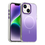 غطاء هاتف هجين مغناطيسي 3 في 1 من سلسلة تدرج الحلوى، لهواتف iPhone 15 Pro Max، iPhone 15 Pro، iPhone 15 Plus، iPhone 15، iPhone 14 Plus، iPhone 14، iPhone 14 Pro، iPhone 14 Pro Max