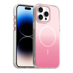 غطاء هاتف هجين مغناطيسي 3 في 1 من سلسلة تدرج الحلوى، لهواتف iPhone 15 Pro Max، iPhone 15 Pro، iPhone 15 Plus، iPhone 15، iPhone 14 Plus، iPhone 14، iPhone 14 Pro، iPhone 14 Pro Max
