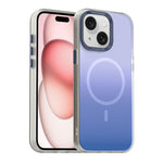 غطاء هاتف هجين مغناطيسي 3 في 1 من سلسلة تدرج الحلوى، لهواتف iPhone 15 Pro Max، iPhone 15 Pro، iPhone 15 Plus، iPhone 15، iPhone 14 Plus، iPhone 14، iPhone 14 Pro، iPhone 14 Pro Max