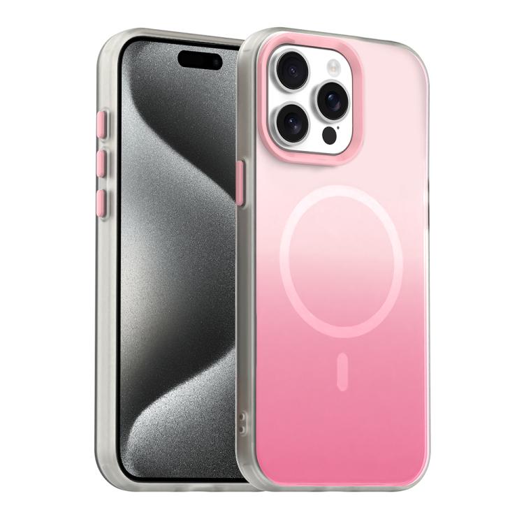 غطاء هاتف هجين مغناطيسي 3 في 1 من سلسلة تدرج الحلوى، لهواتف iPhone 15 Pro Max، iPhone 15 Pro، iPhone 15 Plus، iPhone 15، iPhone 14 Plus، iPhone 14، iPhone 14 Pro، iPhone 14 Pro Max