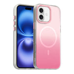 غطاء هاتف هجين مغناطيسي 3 في 1 من سلسلة تدرج الحلوى، لهواتف iPhone 15 Pro Max، iPhone 15 Pro، iPhone 15 Plus، iPhone 15، iPhone 14 Plus، iPhone 14، iPhone 14 Pro، iPhone 14 Pro Max