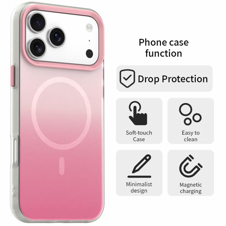 غطاء هاتف هجين مغناطيسي 3 في 1 من سلسلة تدرج الحلوى، لهواتف iPhone 15 Pro Max، iPhone 15 Pro، iPhone 15 Plus، iPhone 15، iPhone 14 Plus، iPhone 14، iPhone 14 Pro، iPhone 14 Pro Max