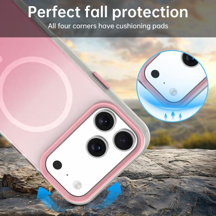 غطاء هاتف هجين مغناطيسي 3 في 1 من سلسلة تدرج الحلوى، لهواتف iPhone 15 Pro Max، iPhone 15 Pro، iPhone 15 Plus، iPhone 15، iPhone 14 Plus، iPhone 14، iPhone 14 Pro، iPhone 14 Pro Max