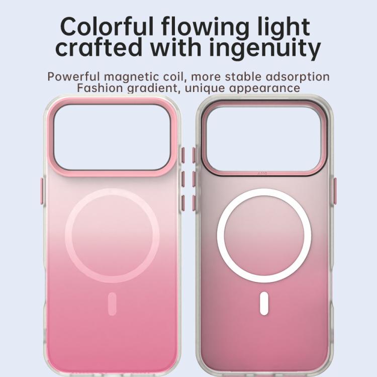 غطاء هاتف هجين مغناطيسي 3 في 1 من سلسلة تدرج الحلوى، لهواتف iPhone 15 Pro Max، iPhone 15 Pro، iPhone 15 Plus، iPhone 15، iPhone 14 Plus، iPhone 14، iPhone 14 Pro، iPhone 14 Pro Max