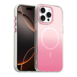 غطاء هاتف هجين مغناطيسي 3 في 1 من سلسلة تدرج الحلوى، لهواتف iPhone 15 Pro Max، iPhone 15 Pro، iPhone 15 Plus، iPhone 15، iPhone 14 Plus، iPhone 14، iPhone 14 Pro، iPhone 14 Pro Max