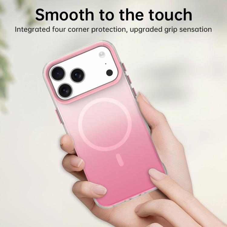 غطاء هاتف هجين مغناطيسي 3 في 1 من سلسلة تدرج الحلوى، لهواتف iPhone 15 Pro Max، iPhone 15 Pro، iPhone 15 Plus، iPhone 15، iPhone 14 Plus، iPhone 14، iPhone 14 Pro، iPhone 14 Pro Max