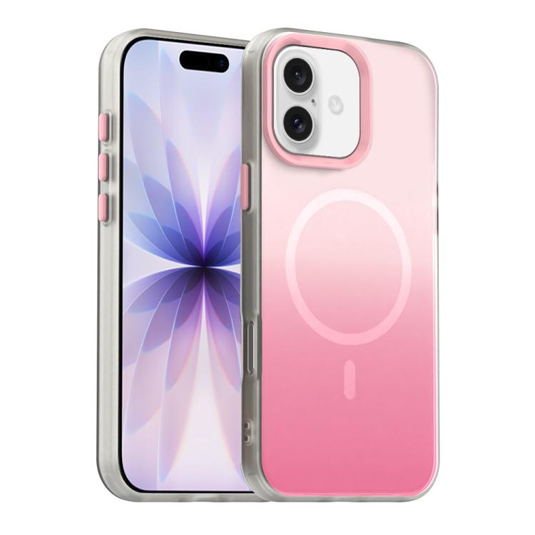 غطاء هاتف هجين مغناطيسي 3 في 1 من سلسلة تدرج الحلوى، لهواتف iPhone 17 Pro Max، iPhone 17 Pro، iPhone 17، iPhone Air، iPhone 16 Pro Max، iPhone 16 Pro، iPhone 16 Plus، iPhone 16