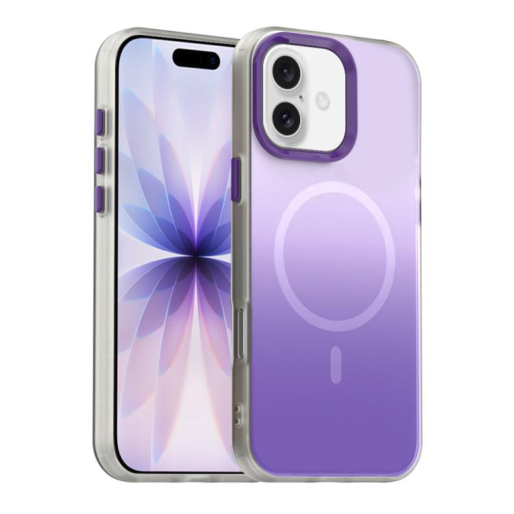 غطاء هاتف هجين مغناطيسي 3 في 1 من سلسلة تدرج الحلوى، لهواتف iPhone 17 Pro Max، iPhone 17 Pro، iPhone 17، iPhone Air، iPhone 16 Pro Max، iPhone 16 Pro، iPhone 16 Plus، iPhone 16