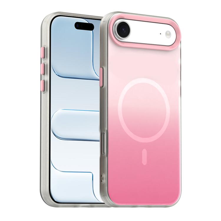 غطاء هاتف هجين مغناطيسي 3 في 1 من سلسلة تدرج الحلوى، لهواتف iPhone 17 Pro Max، iPhone 17 Pro، iPhone 17، iPhone Air، iPhone 16 Pro Max، iPhone 16 Pro، iPhone 16 Plus، iPhone 16