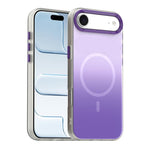 غطاء هاتف هجين مغناطيسي 3 في 1 من سلسلة تدرج الحلوى، لهواتف iPhone 17 Pro Max، iPhone 17 Pro، iPhone 17، iPhone Air، iPhone 16 Pro Max، iPhone 16 Pro، iPhone 16 Plus، iPhone 16