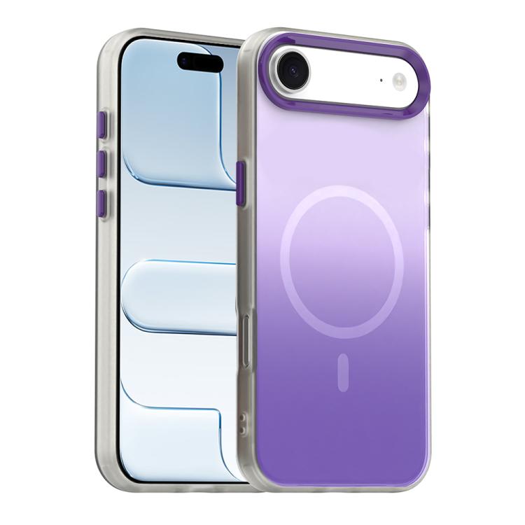 غطاء هاتف هجين مغناطيسي 3 في 1 من سلسلة تدرج الحلوى، لهواتف iPhone 17 Pro Max، iPhone 17 Pro، iPhone 17، iPhone Air، iPhone 16 Pro Max، iPhone 16 Pro، iPhone 16 Plus، iPhone 16