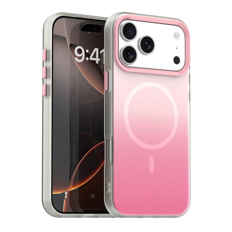 غطاء هاتف هجين مغناطيسي 3 في 1 من سلسلة تدرج الحلوى، لهواتف iPhone 17 Pro Max، iPhone 17 Pro، iPhone 17، iPhone Air، iPhone 16 Pro Max، iPhone 16 Pro، iPhone 16 Plus، iPhone 16