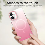 غطاء هاتف هجين مغناطيسي 3 في 1 من سلسلة تدرج الحلوى، لهواتف iPhone 17 Pro Max، iPhone 17 Pro، iPhone 17، iPhone Air، iPhone 16 Pro Max، iPhone 16 Pro، iPhone 16 Plus، iPhone 16