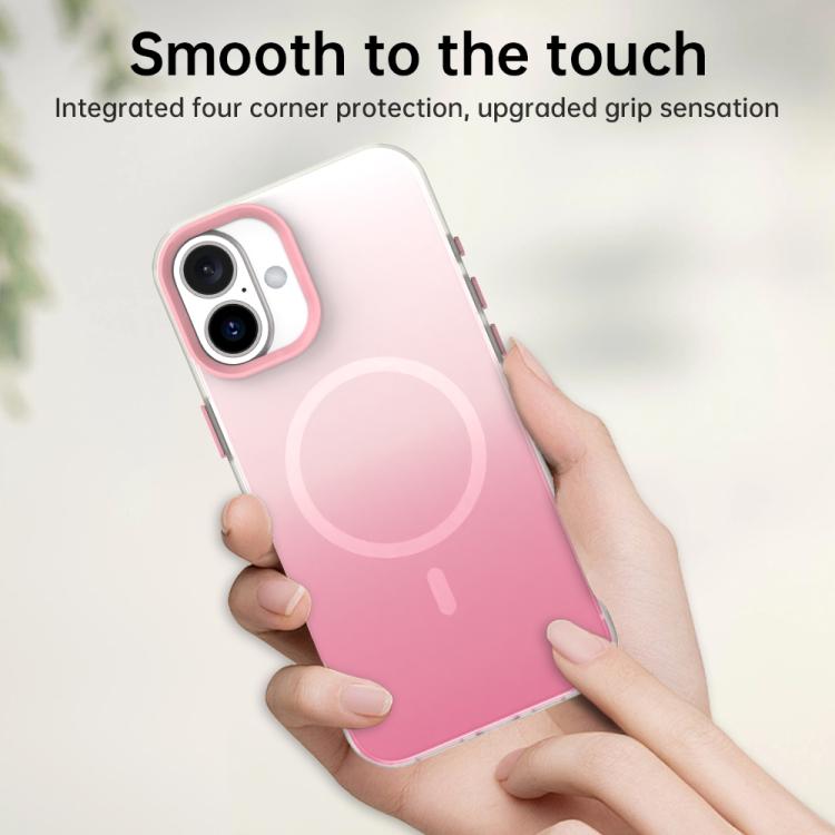 غطاء هاتف هجين مغناطيسي 3 في 1 من سلسلة تدرج الحلوى، لهواتف iPhone 17 Pro Max، iPhone 17 Pro، iPhone 17، iPhone Air، iPhone 16 Pro Max، iPhone 16 Pro، iPhone 16 Plus، iPhone 16