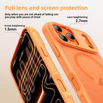 غطاء هاتف مغناطيسي بنمط Alpha ملمس الجلد، لهواتف iPhone 17 Pro Max، iPhone 17 Pro