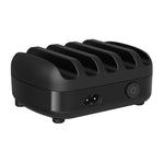 محطة شحن ذكية ORICO DUK-5P بقدرة 40W مع 5 منافذ USB وحامل، قابس أمريكي، قابس بريطاني، قابس أسترالي
