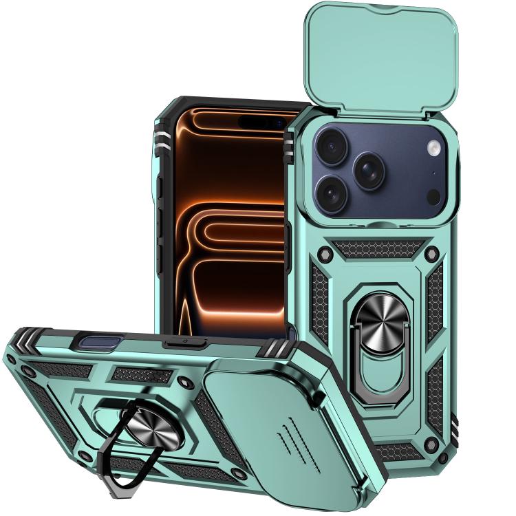 غطاء هاتف مغناطيسي مع حامل حلقة منزلق XDcase Camshield، لهواتف iPhone 17 Pro Max، iPhone 17 Pro، iPhone 17، iPhone Air