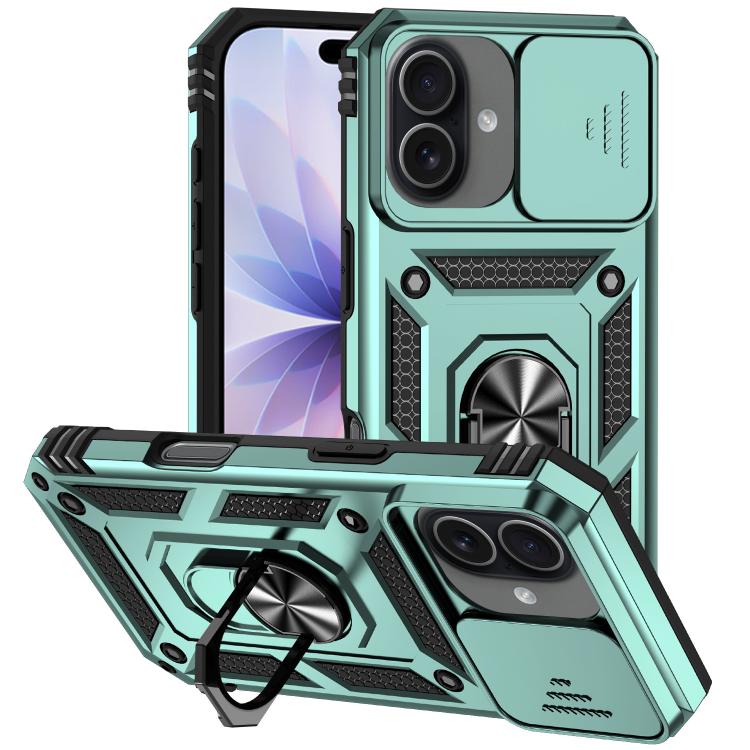 غطاء هاتف مغناطيسي مع حامل حلقة منزلق XDcase Camshield، لهواتف iPhone 17 Pro Max، iPhone 17 Pro، iPhone 17، iPhone Air
